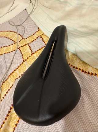 Tija y sillín carbono para Brompton