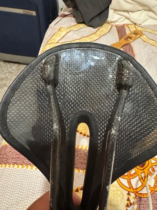 Tija y sillín carbono para Brompton