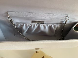 Zapatos y bolso Jaclin blanco plateados talla 36