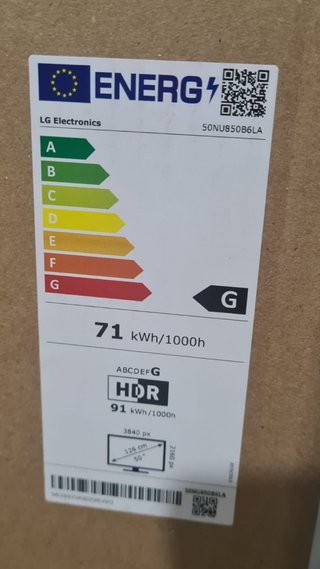 TV Smart TV LG NANO 4K UHD AI NU85 50 pulgadas 4K
