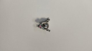 Pandora Charm Niña Bebé Plata y Rosa