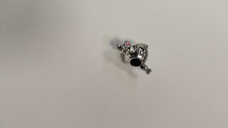 Pandora Charm Niña Bebé Plata y Rosa