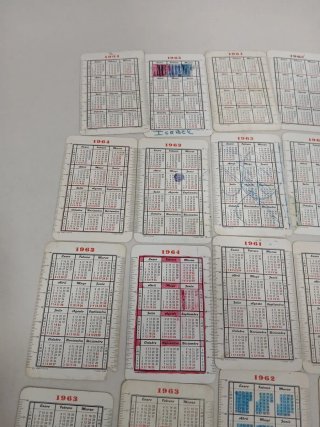 Calendarios Fournier Antiguos