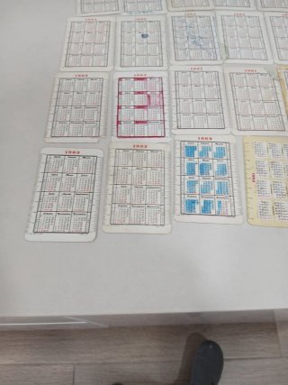 Calendarios Fournier Antiguos
