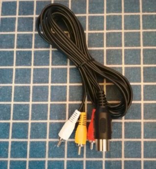 MEGADRIVE 1 CABLE TV AV RCA