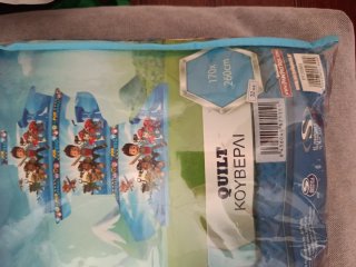 Colcha infantil Paw Patrol 170x260cm