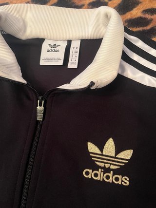 Chaqueta chándal Adidas Originals black and gold