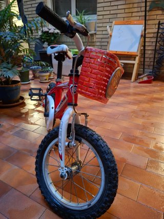 Bicicleta Qüer 140 Niño Roja