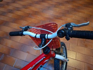 Bicicleta Qüer 140 Niño Roja