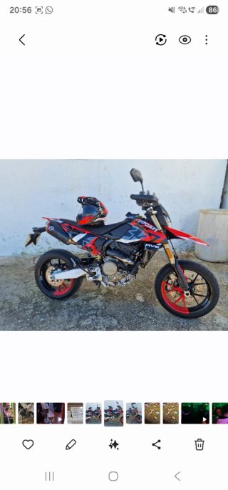 Ducati Hypermotard 698 RVE - Negra/Roja