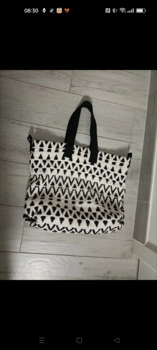 Borsa a tracolla fantasia geometrica