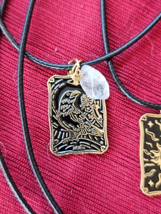 Collares Tarot arcanos con Piedras Semipreciosas
