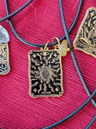 Collares Tarot arcanos con Piedras Semipreciosas