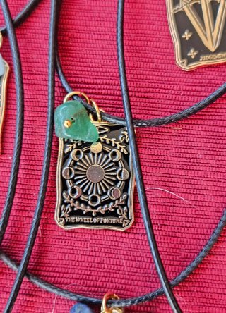 Collares Tarot arcanos con Piedras Semipreciosas