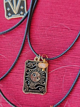 Collares Tarot arcanos con Piedras Semipreciosas