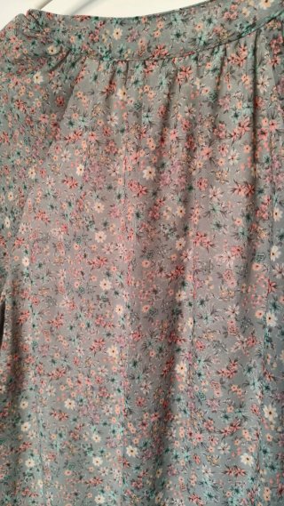 Camisa gasa flores talla única
