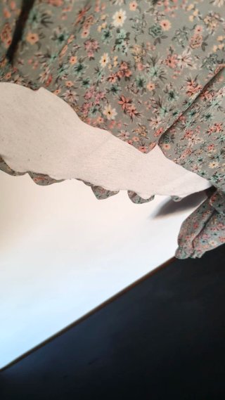 Camisa gasa flores talla única