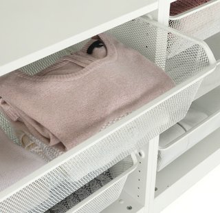 Cesto de rejilla KOMPLEMENT IKEA blanco 100x35 cm