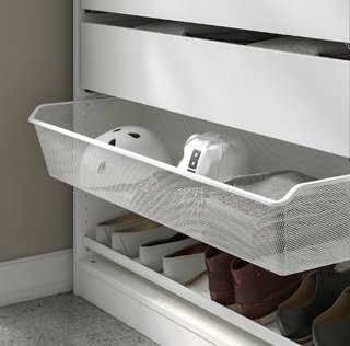 Cesto de rejilla KOMPLEMENT IKEA blanco 100x35 cm