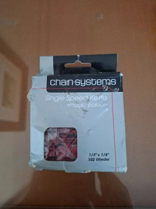 Cadena Roja para Bicicleta