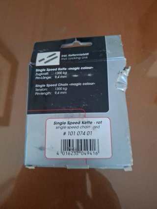 Cadena Roja para Bicicleta