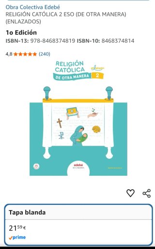 Libro de religión católica.