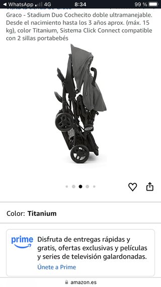 Passeggino doppio Graco ultramaneggevole