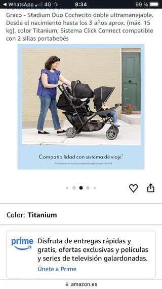 Passeggino doppio Graco ultramaneggevole