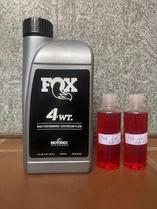 Aceite FOX 4w 2 botes de 100 ML
