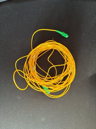 Cable Fibra Óptica Amarillo 10 metros