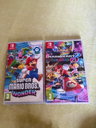 Nintendo Switch Azul/Rojo + Juegos + funda