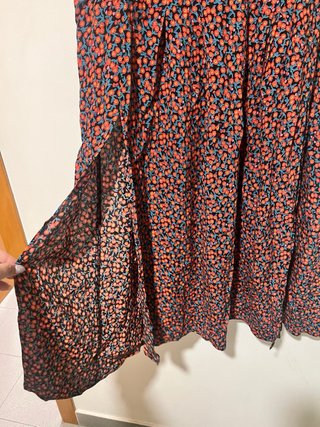 Falda Zara Midi Estampada floral XL