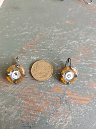 Pendientes Bizantinos Boho Chic Dorados
