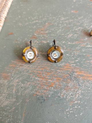 Pendientes Bizantinos Boho Chic Dorados