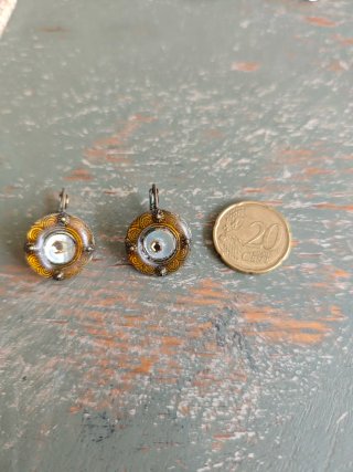Pendientes Bizantinos Boho Chic Dorados