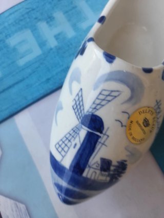 Zueco de cerámica Delft Holland Podria ser cenicer