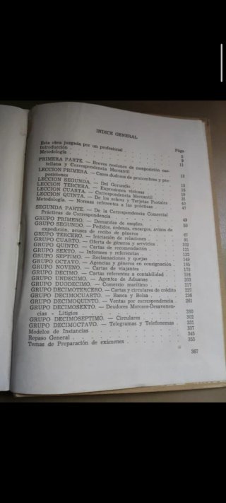 Correspondencia Mercantil Práctica 1958