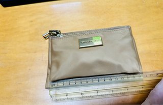 Cartera Bimba y Lola Nylon Beige/Mostaza
