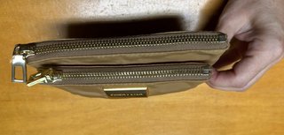 Cartera Bimba y Lola Nylon Beige/Mostaza