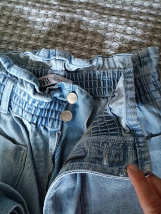 Pantalón corto vaquero Zara T.36