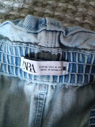 Pantalón corto vaquero Zara T.36