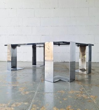 Mesa de centro brutalista | Vintage 70s.