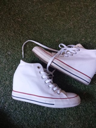 Converse Tacon Blanco