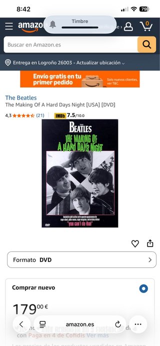 DVD The Beatles: The Making of A Hard Day's Night