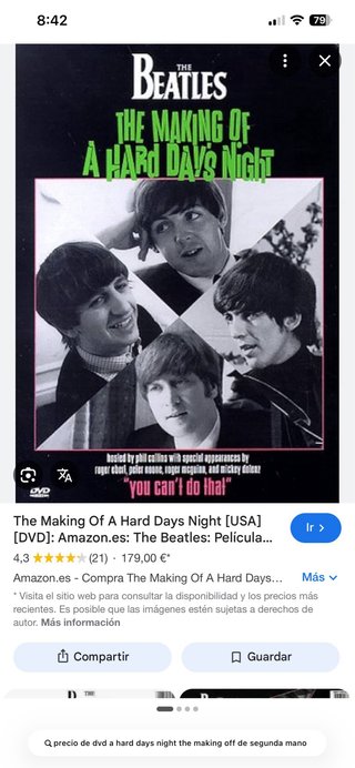 DVD The Beatles: The Making of A Hard Day's Night