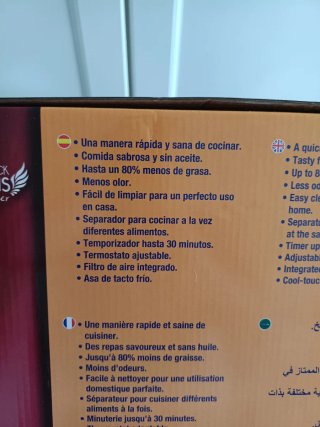 Freidora de Aire Palson 2.5L 1500W NUEVA