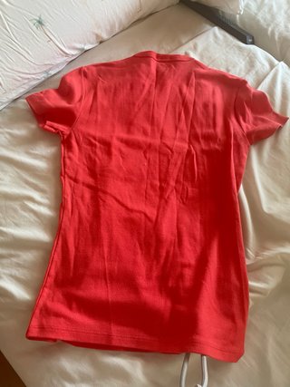 Camiseta coral manga corta