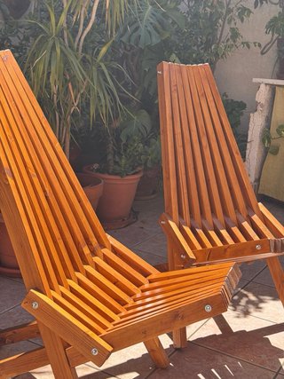 Sedie Kentucky in legno massello