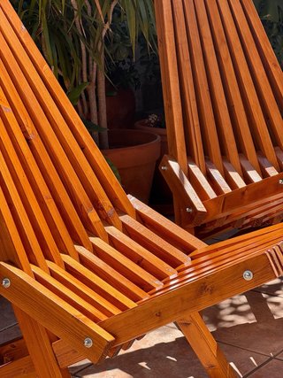 Sedie Kentucky in legno massello