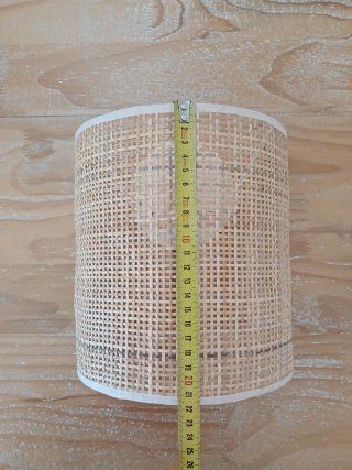 Aplique de pared ratán natural